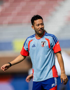 Maya Yoshida of the Japanese national football team at a