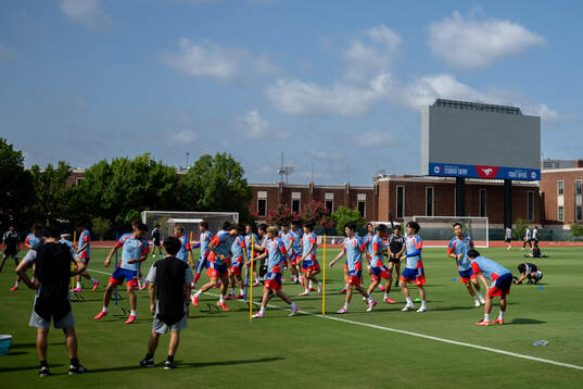 Players of the Japanese national football team at a