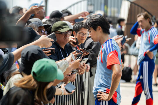 Keito Nakamura of the Japanese men's national football team