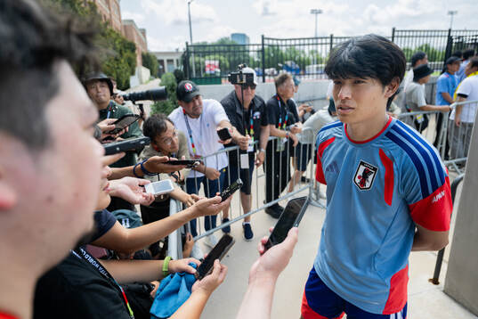 Shuto Machino of the Japanese men's national football team