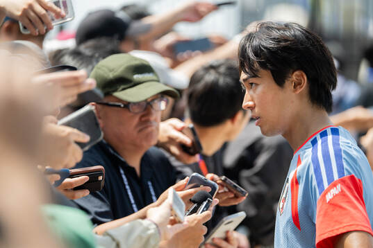 Keito Nakamura of the Japanese men's national football team
