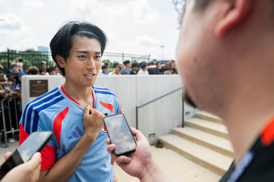 Keito Nakamura of the Japanese men's national football team