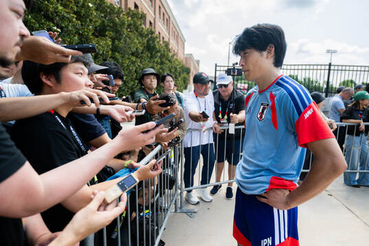 Shuto Machino of the Japanese men's national football team