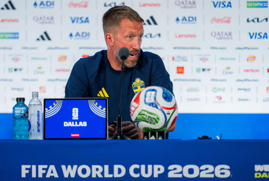 Head coach Graham Potter of the Swedish national football