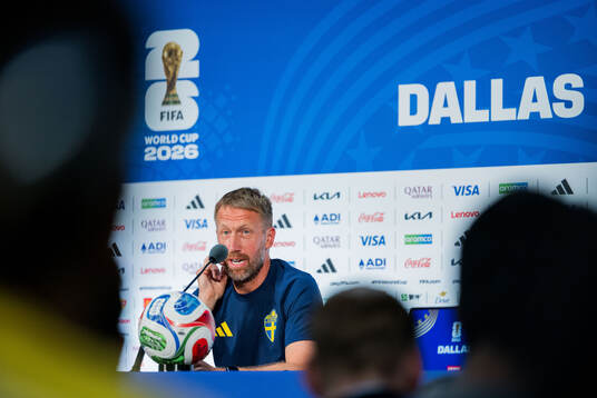 Head coach Graham Potter of the Swedish national football