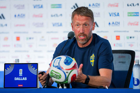 Head coach Graham Potter of the Swedish national football