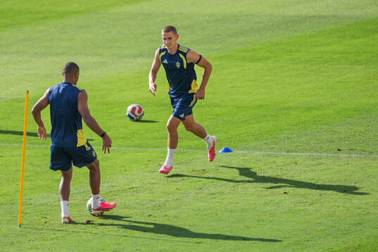 Gustaf Lagerbielke of the Swedish national football team at