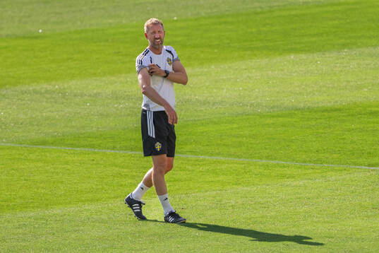 Head coach Graham Potter of the Swedish national football