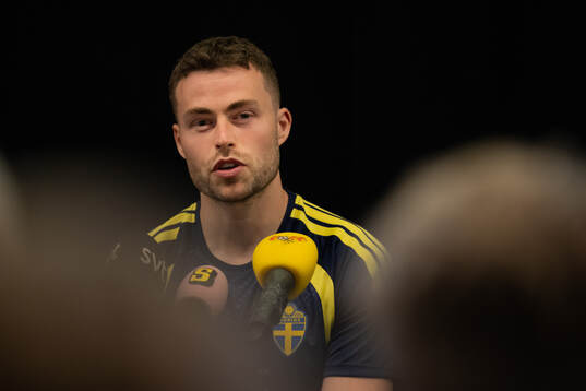 Gabriel Gudmundsson of the Swedish men's national football