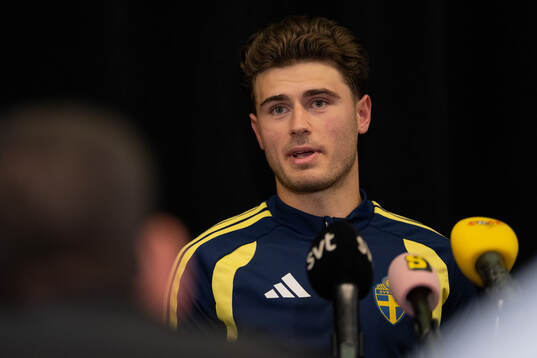Besfort Zeneli of the Swedish men's national football team