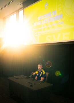 Gabriel Gudmundsson of the Swedish men's national football