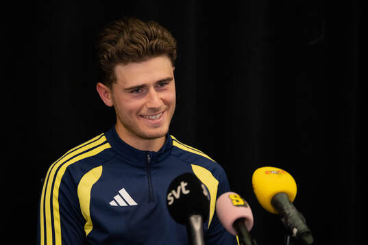 Besfort Zeneli of the Swedish men's national football team