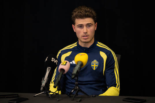 Besfort Zeneli of the Swedish men's national football team