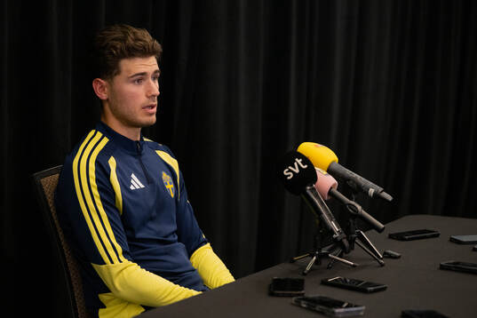 Besfort Zeneli of the Swedish men's national football team