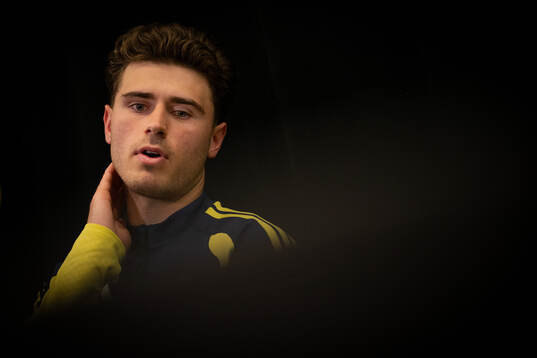 Besfort Zeneli of the Swedish men's national football team
