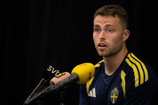 Gabriel Gudmundsson of the Swedish men's national football