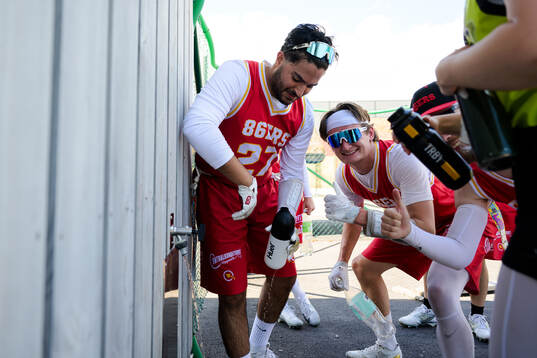 Uppsala 86ers Arvand Motazed Keyvani och Uppsala 86ers