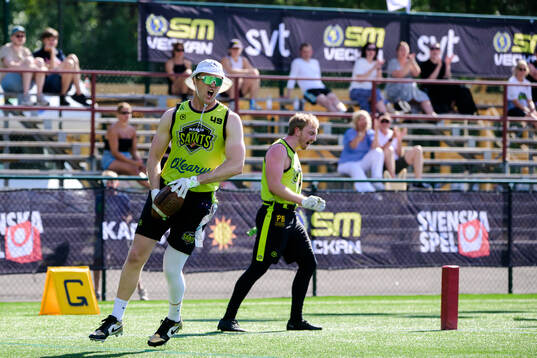 Nässjö Saints Pontus Andersson jublar