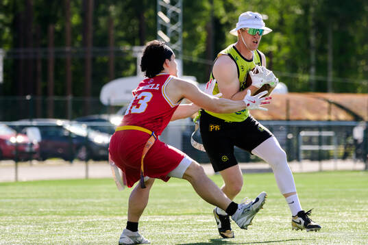 Uppsala 86ers Erik Torsell och Nässjö Saints Pontus