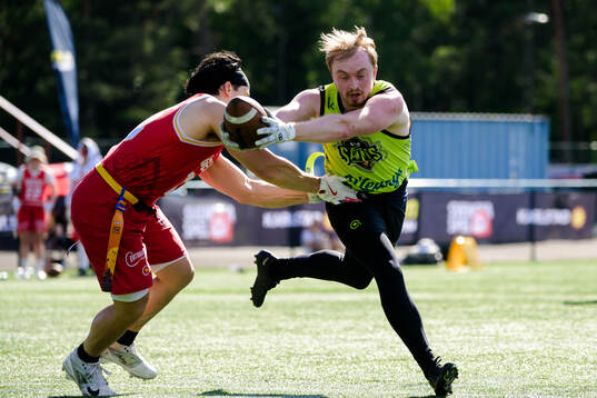 Uppsala 86ers Erik Torsell och Nässjö Saints Hugo