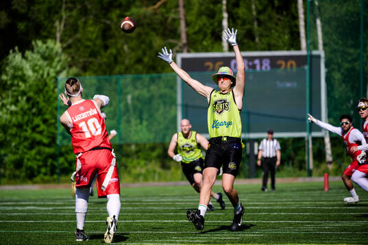 Uppsala 86ers Erik Lagerström och Nässjö Saints Dennis