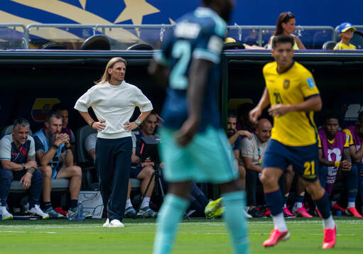 Head coach Sebastián Andrés Beccacece of Ecuador