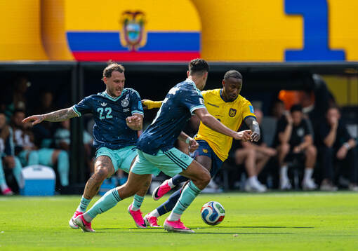 David Raum and Aleksandar Pavlovic of Germany against John