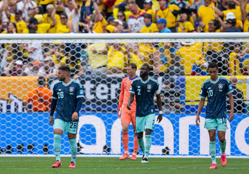 Deniz Undav, Antonio Ruediger and Nadiem Amiri of Germany