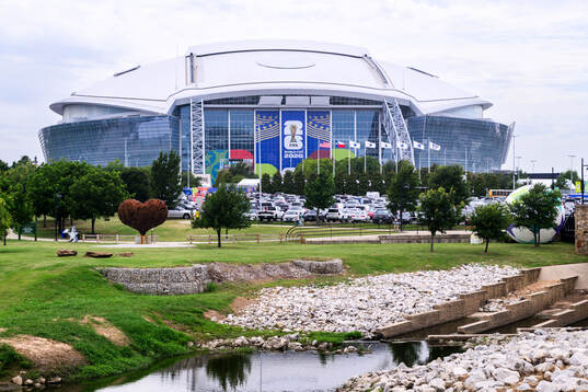 General view over Dallas Stadium