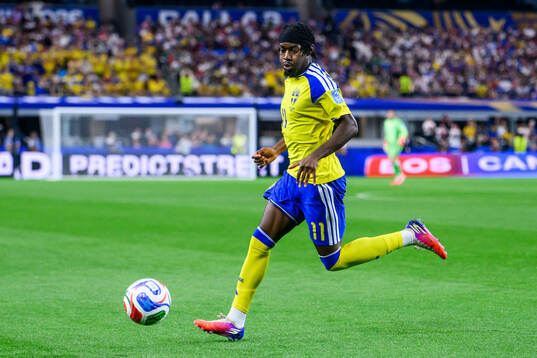 Anthony Elanga of Sweden