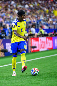 Anthony Elanga of Sweden