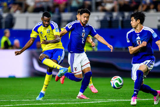 Alexander Isak of Sweden
