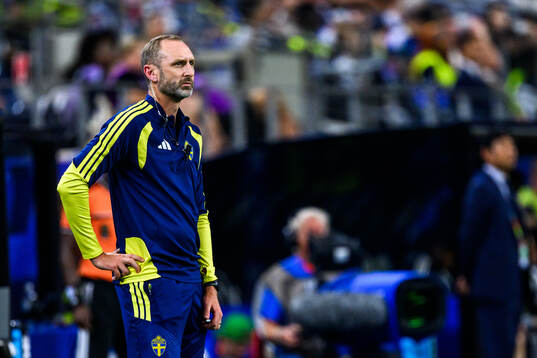 Assistant coach Andreas Georgson of Sweden