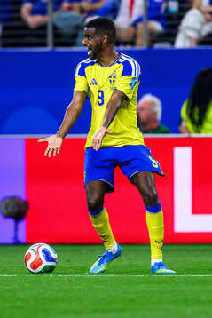 Alexander Isak of Sweden