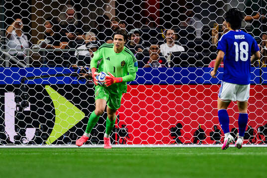 Goalkeeper Jacob Widell Zetterström of Sweden