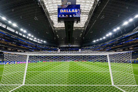 Interior view over Dallas Stadium