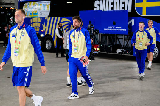 Goalkeeper Kristoffer Nordfeldt of Sweden