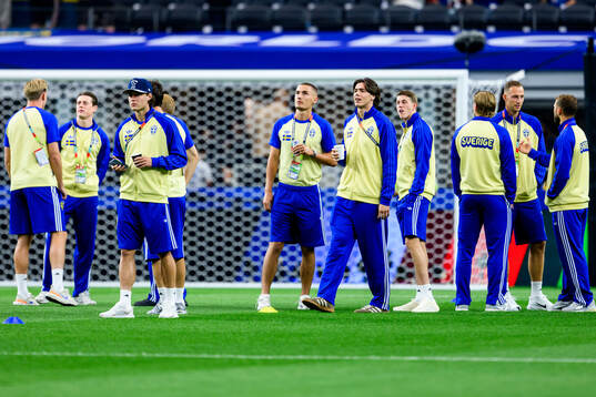 Mattias Svanberg, Gustaf Lagerbielke and goalkeeper Jacob