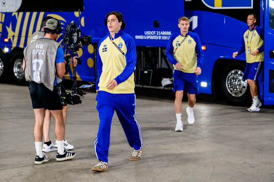 Goalkeeper Jacob Widell Zetterström of Sweden