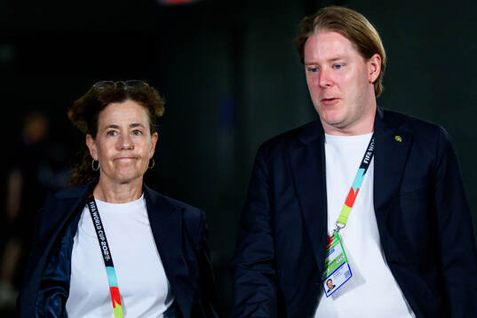 Petra Thorén, press officer of the Swedish national