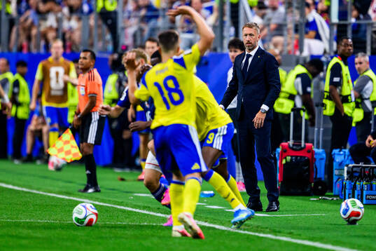 Head coach Graham Potter of Sweden