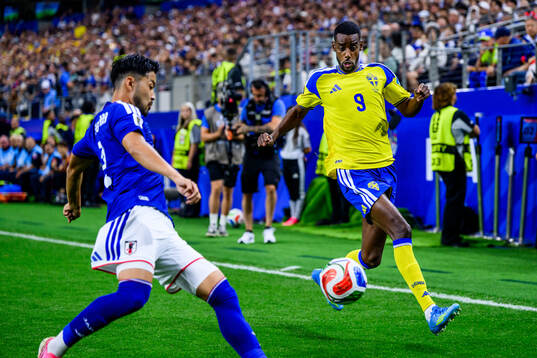 Alexander Isak of Sweden