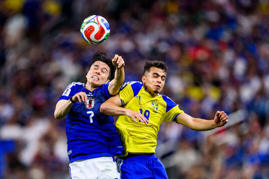 Ao Tanaka of Japan and Yasin Ayari of Sweden