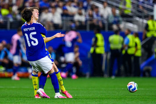 Daichi Kamada of Japan and Alexander Bernhardsson of Sweden