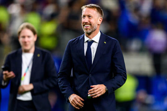 Head coach Graham Potter of Sweden
