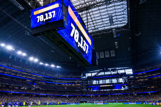 Attendance 70 137 is shown
