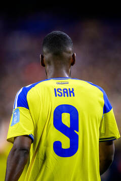 Alexander Isak of Sweden