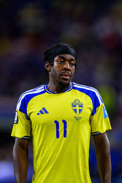 Anthony Elanga of Sweden