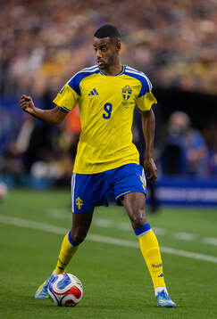 Alexander Isak of Sweden