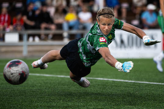 Hammarbys målvakt Cajsa Andersson